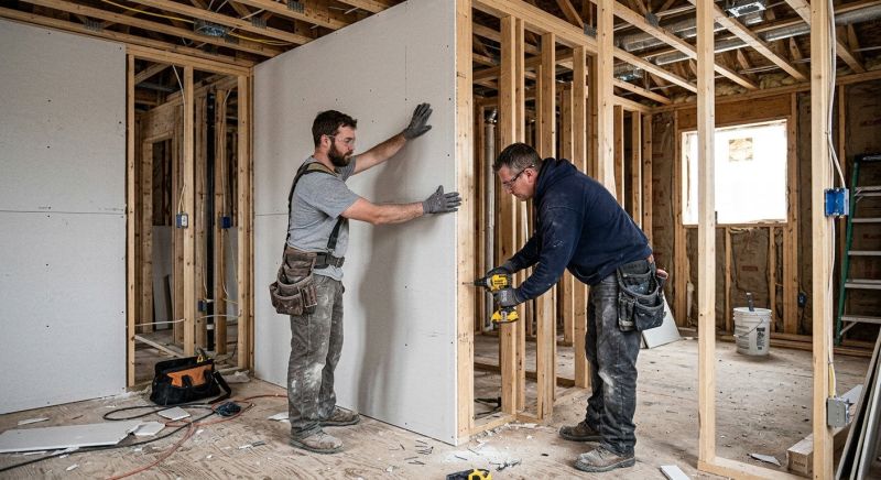 Bedroom Drywall Installation in Kansas City, KS