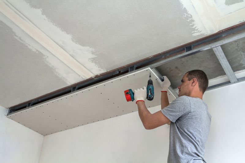 Ceiling Drywall Setup
